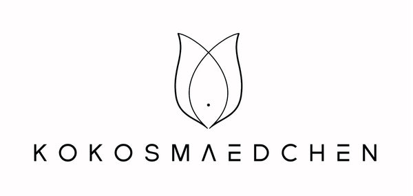 Helles Logo mit Text Kokosmaedchen Studio Hamburg